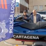 Una de las motos de agua adquiridas