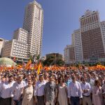 Manifestación del PP contra el Gobierno de Sánchez en Madrid