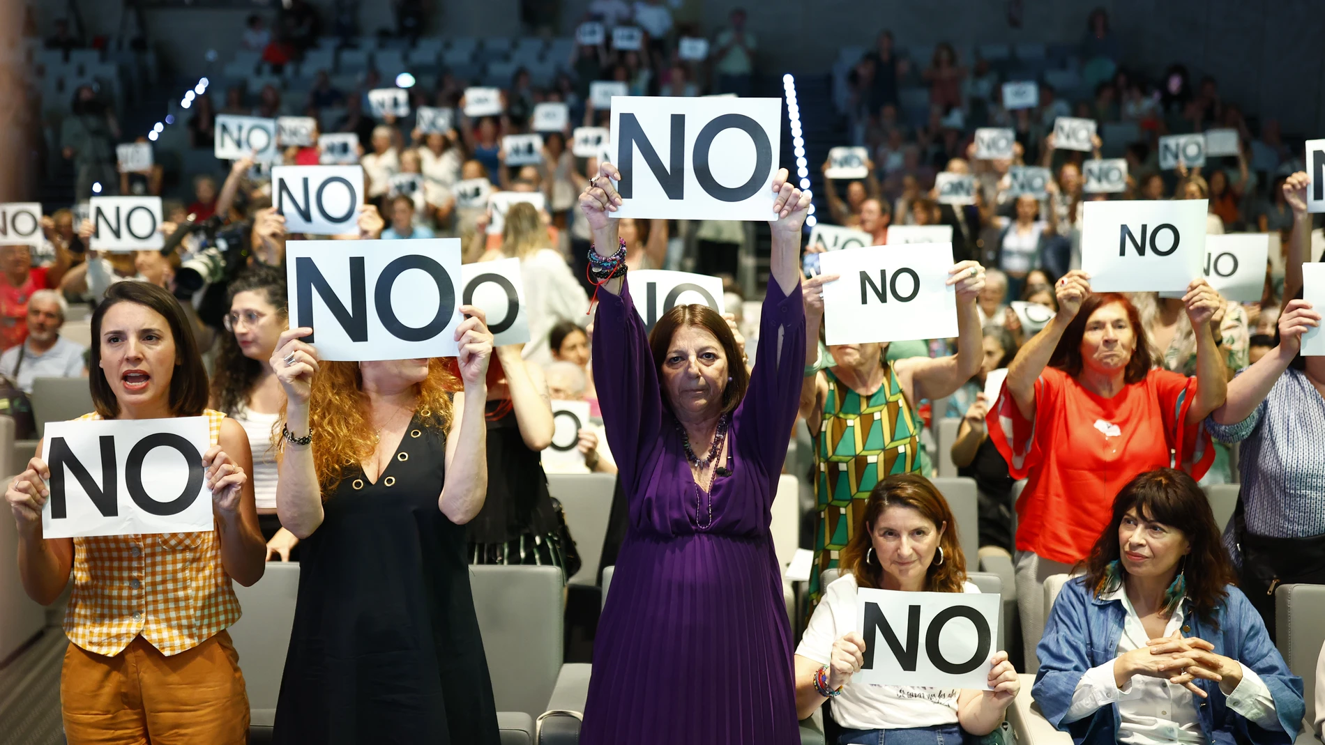Irene Montero, Cristina Fallarás, Consuelo García del Cid y Ana Redondo