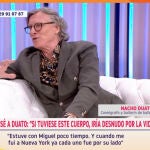 Nacho Duato, sobre su relación con Miguel Bosé: "Hace unos años que no nos hablamos"