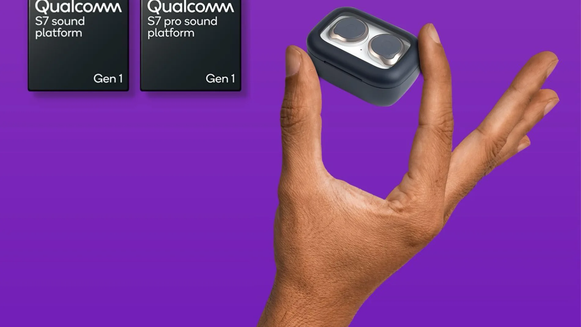 Auriculares con el chip S7 Gen 1 de Qualcomm