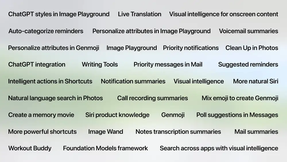 Novedades de Apple Intelligence en WWDC 2025