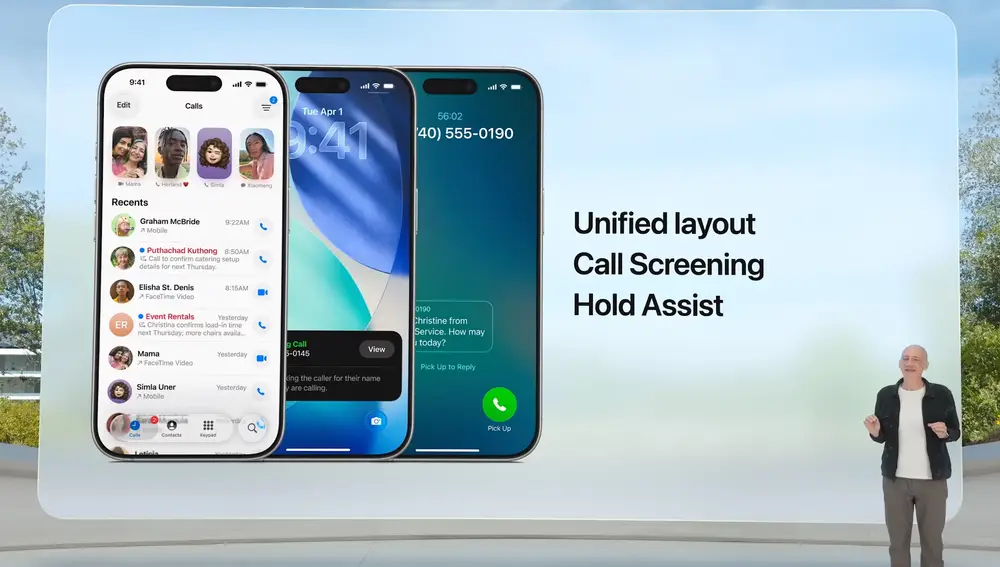 Novedades en la app de teléfono