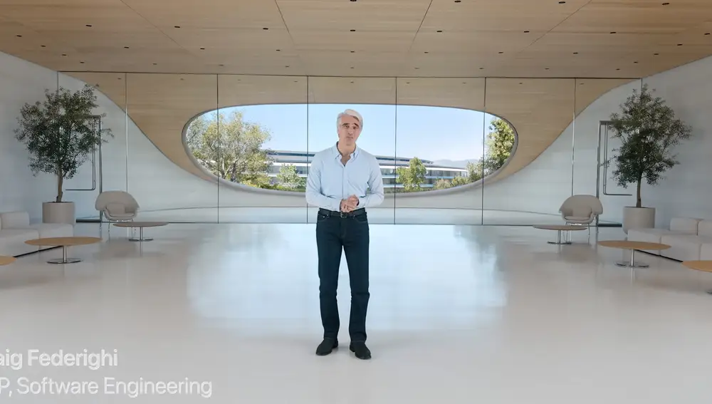 Craig Federighi en WWDC25