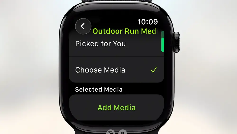 Entrenamientos en watchOS 26