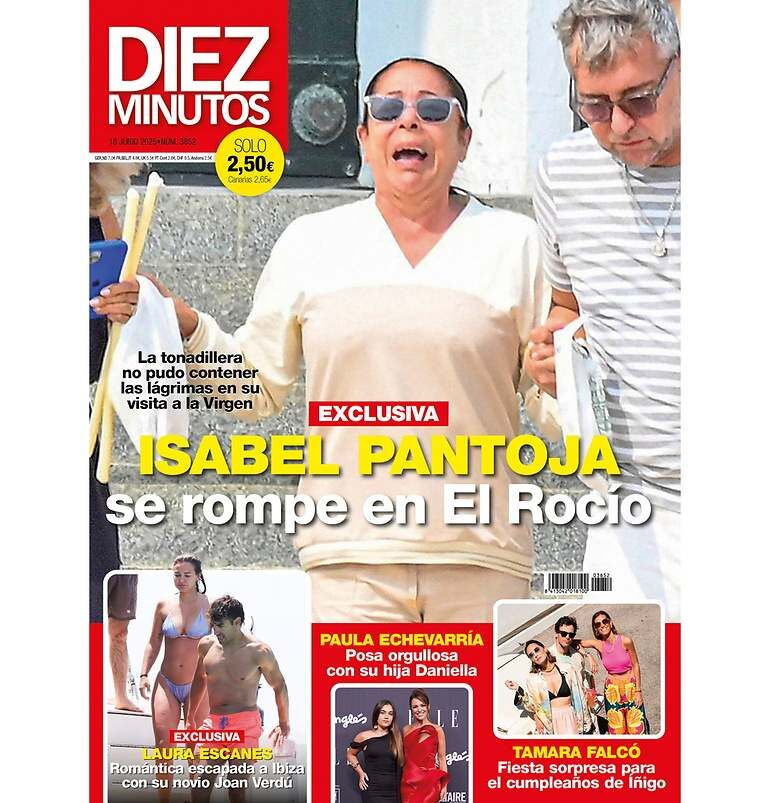 Isabel Pantoja llorando en El Rocío