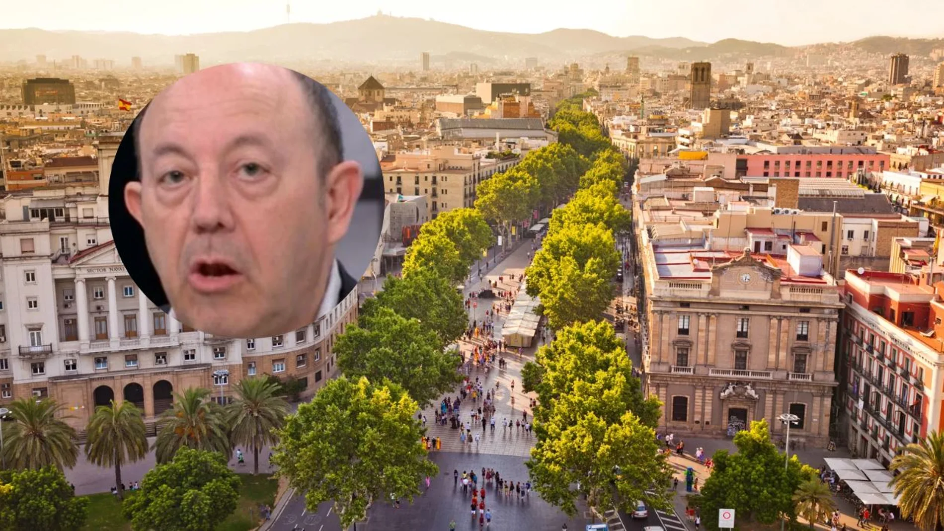 Una imagen de Gonzalo Bernardos en la ciudad de Barcelona