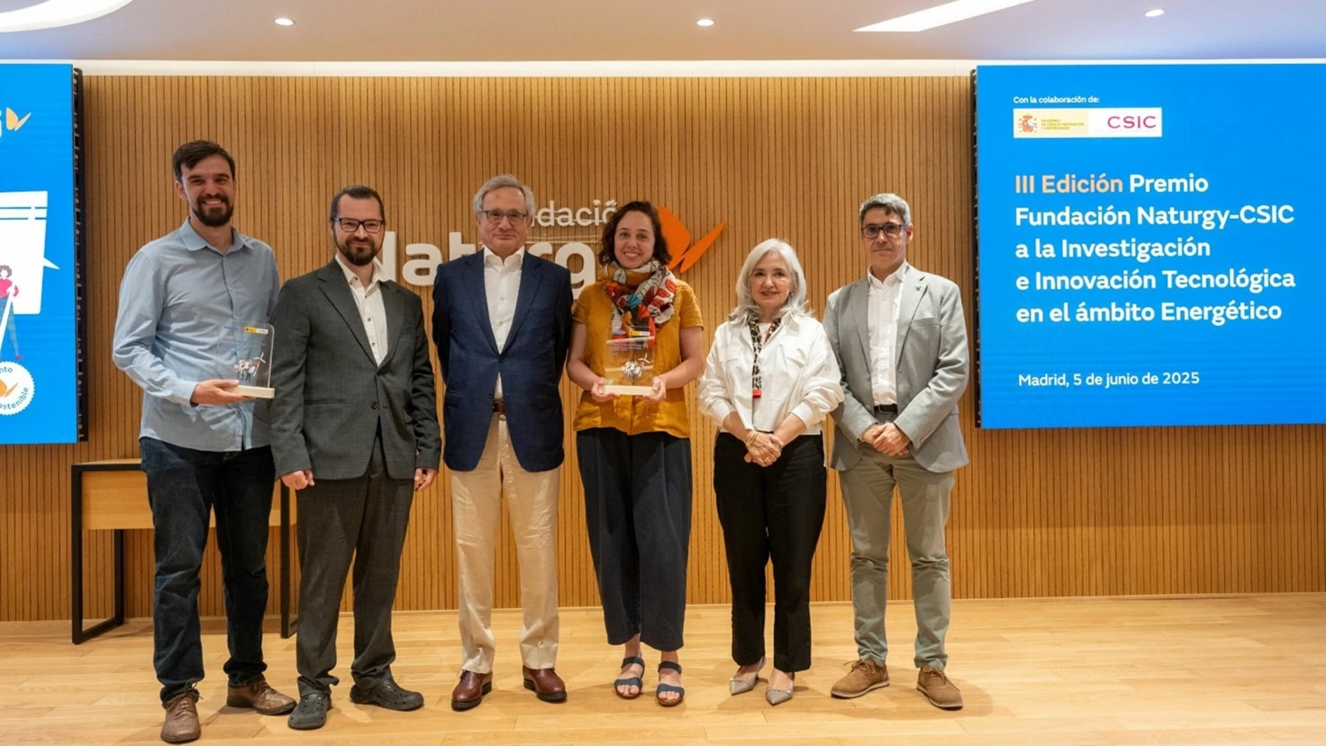 Los investigadores reciben el premio