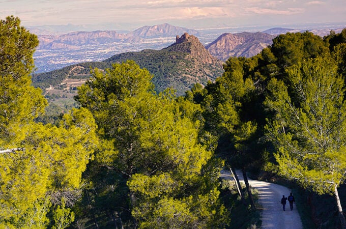 La cordillera de la Cresta del Gallo