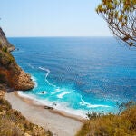 Imagen de Cala Moraig, al norte de la provincia de Alicante