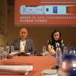 Miguel Ángel de Vicente preside la reunión del Consorcio del Museo Esteban Vicente
