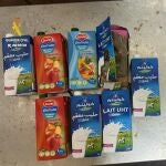 Tetrabriks con droga en su interior intervenidos en el puerto de Algeciras