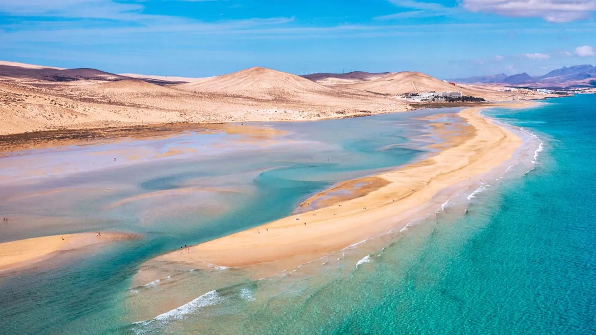 Playa de Sotavento, en Fuerteventura