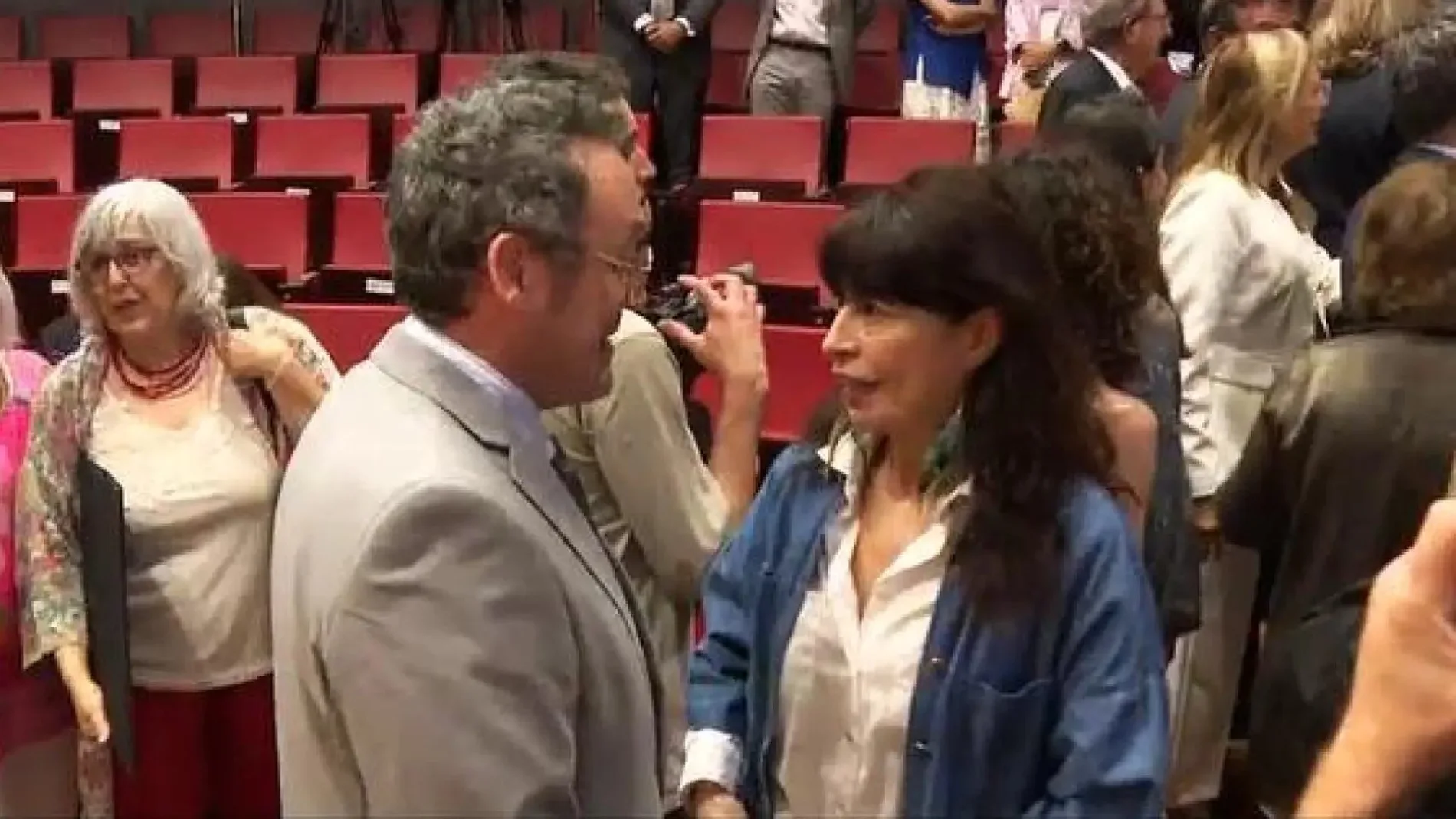 La ministra Ana Redondo junto al fiscal general del Estado, Álvaro García Ortiz.