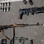 Armas usadas incautadas por la inteligencia ucraniana