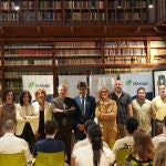Entrega de premios por parte de la Pontificia de Salamanca y Unicaja