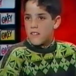 Roberto Leal en su primera aparición televisiva