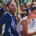 Roberto Leal y Sara Rubio en su tercera boda