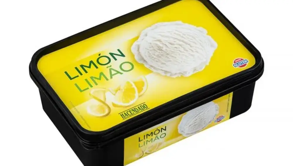 Sorbete con limón Hacendado