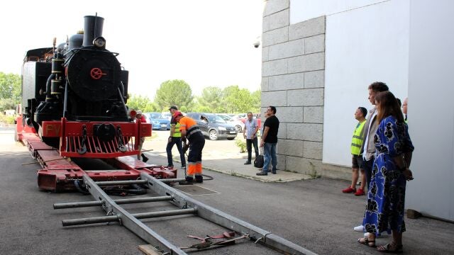 CIUDEN hace entrega de la histórica locomotora Wagner número 9 al Consorcio del Ponfeblino 