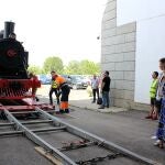 CIUDEN hace entrega de la histórica locomotora Wagner número 9 al Consorcio del Ponfeblino 