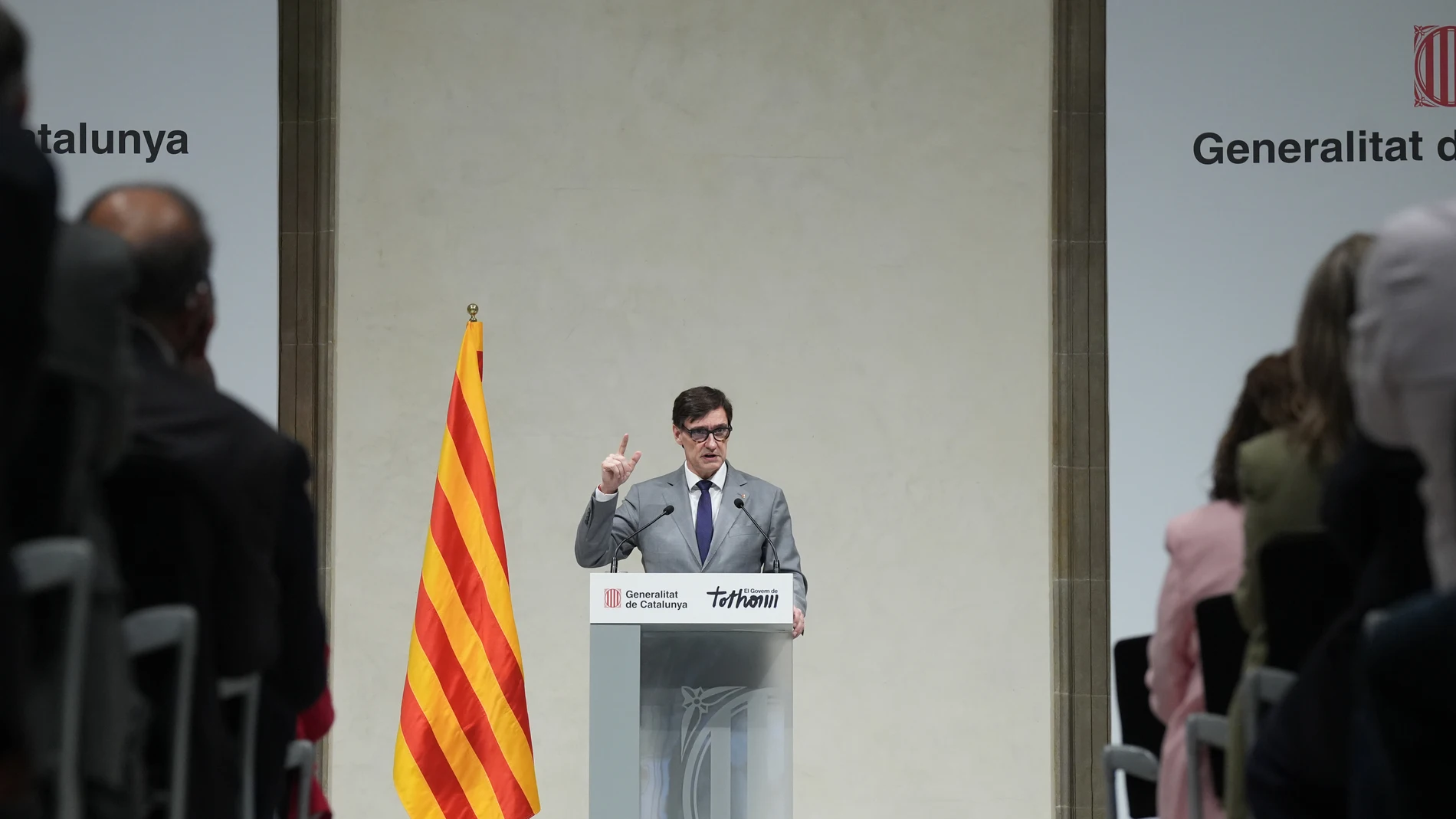 El presidente de la Generalitat, Salvador Illa DAVID ZORRAKINO - EUROPA PRESS 10/06/2025