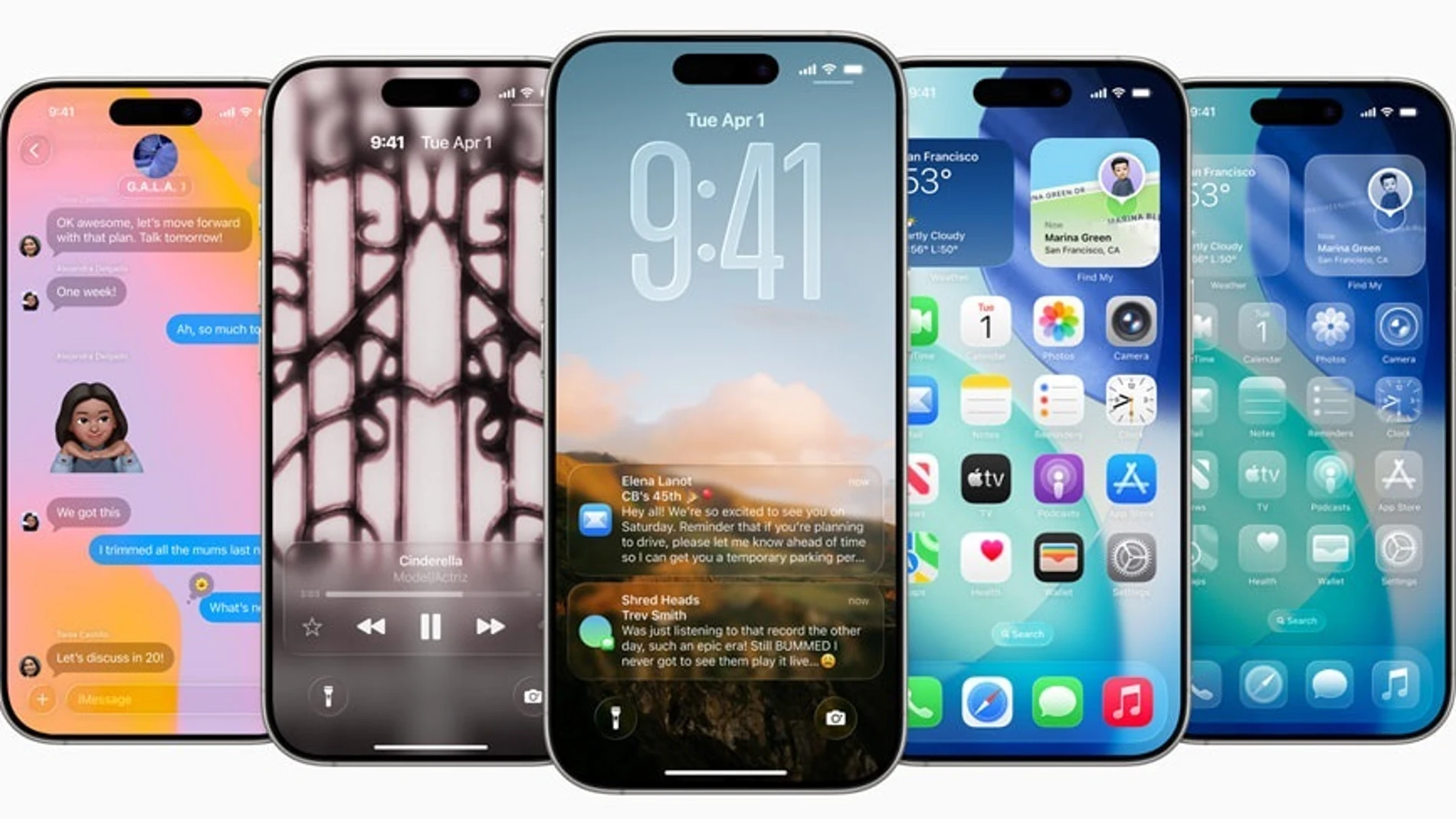 (Foto de ARCHIVO) Imagen recurso de iOS 26 REMITIDA / HANDOUT por APPLE Fotografía remitida a medios de comunicación exclusivamente para ilustrar la noticia a la que hace referencia la imagen, y citando la procedencia de la imagen en la firma 01/01/1970