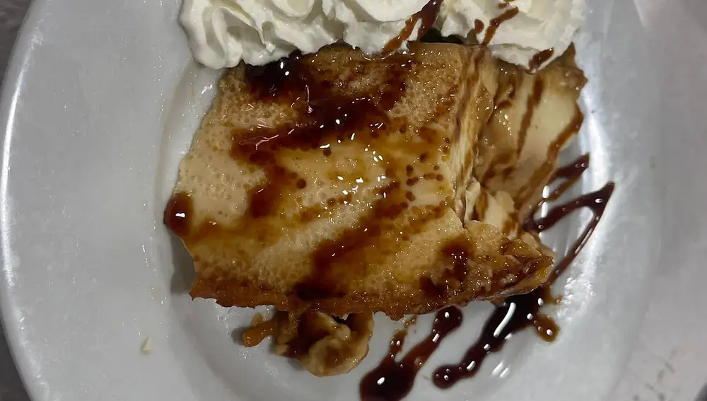 Postres caseros en El Figón.