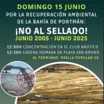 Un grupo de científicos insta al Ministerio a que elabore un proyecto con el dragado parcial de la bahía de Portmán