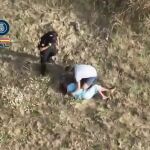 Drones de la Policía Nacional localizan a dos ancianos con Alzheimer de Leganés desorientados