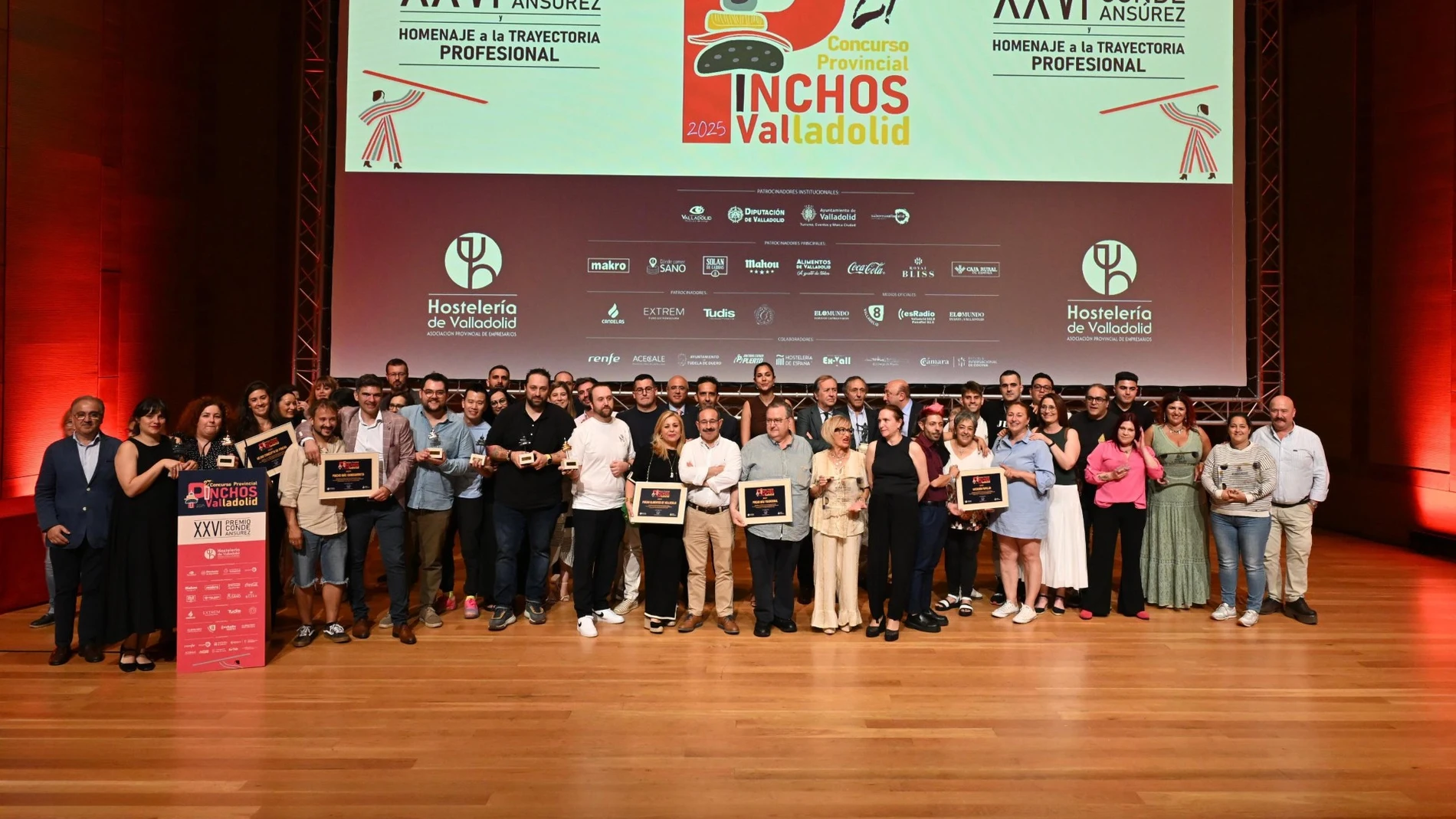 Premiados del XXVII Concurso Provincial de Pinchos de Valladolid