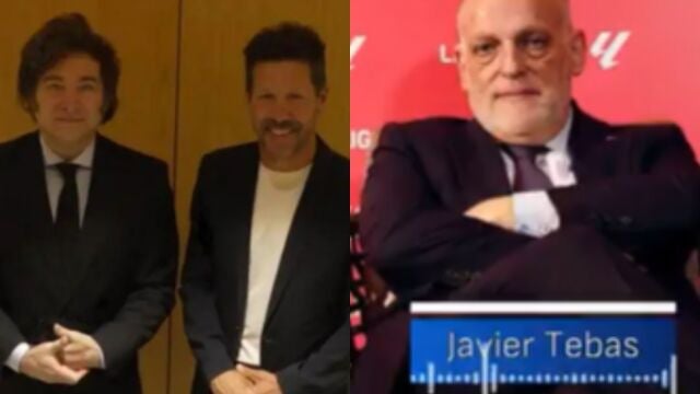 Simeone la lía con su reunión con Milei y Tebas sale al quite: "Soy más Abascal pero lo firmaba para España..."