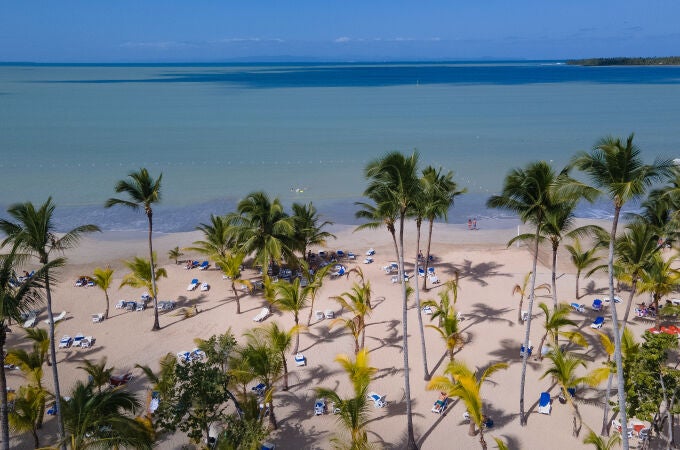 Una de las impresionantes playas de Miches, en República Dominicana