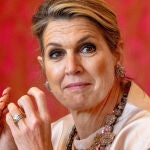 La Reina Máxima de Holanda durante su acto público de este martes