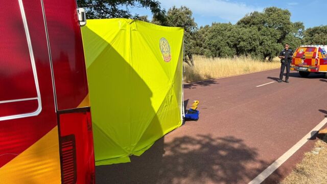 Herido grave un ciclista de 75 años en la Casa de Campo por una caída después de que se le cruzara un perro