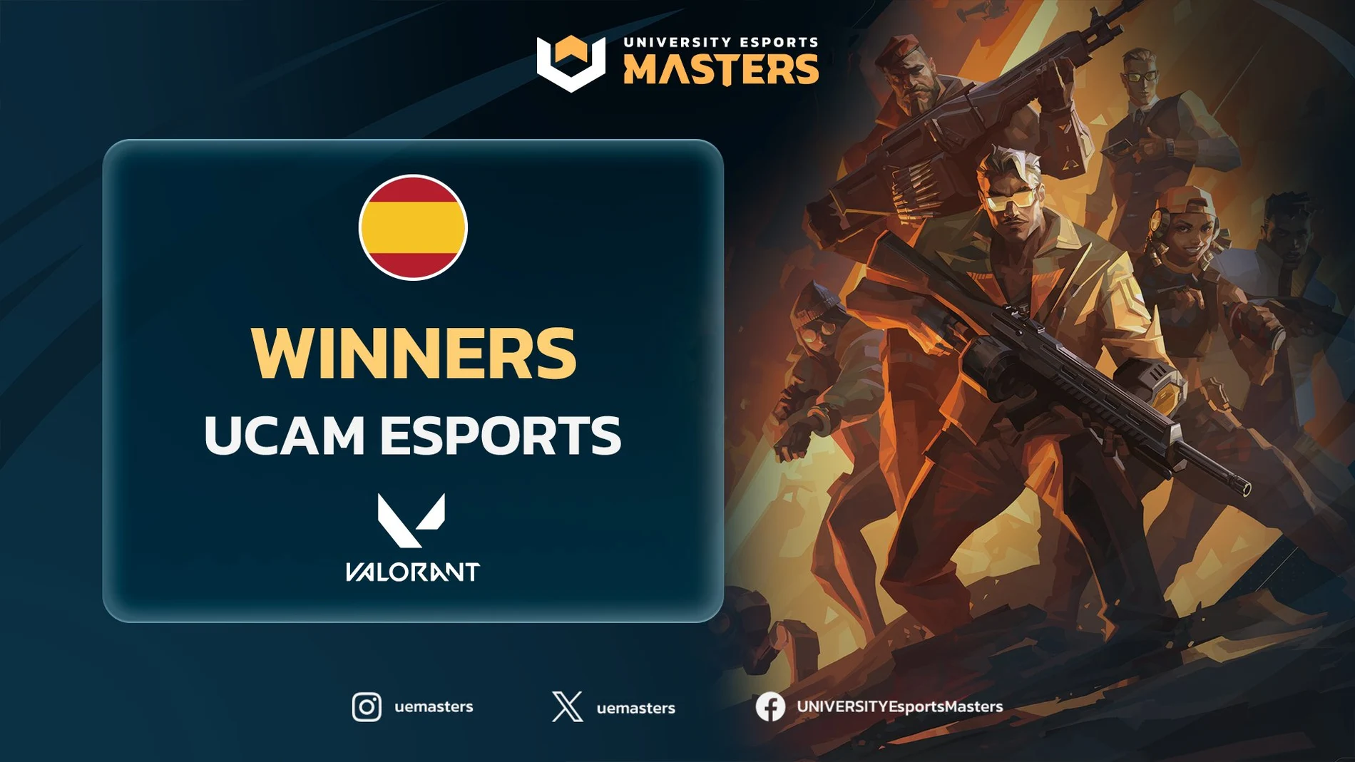 El equipo de UCAM University Esports se ha proclamado campeón de Europa en VALORANT y subcampeón de League of Legends de UE Masters