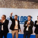 Feijóo y Mazón participan en una comida con militantes del PP en Alicante previa al congreso nacional 