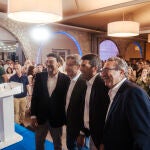 Feijóo y Mazón participan en una comida con militantes del PP en Alicante previa al congreso nacional 