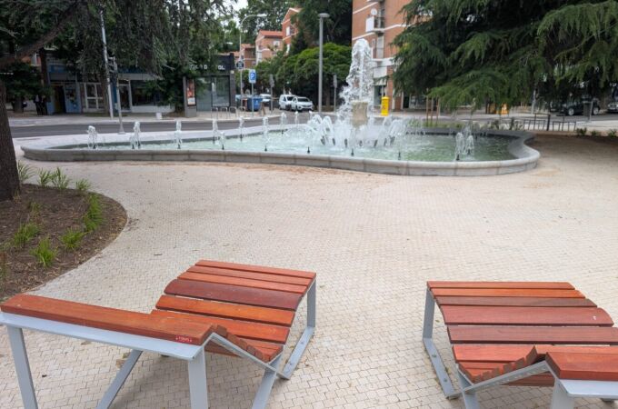El peatón, protagonista de la plaza de San Pol en Madrid
