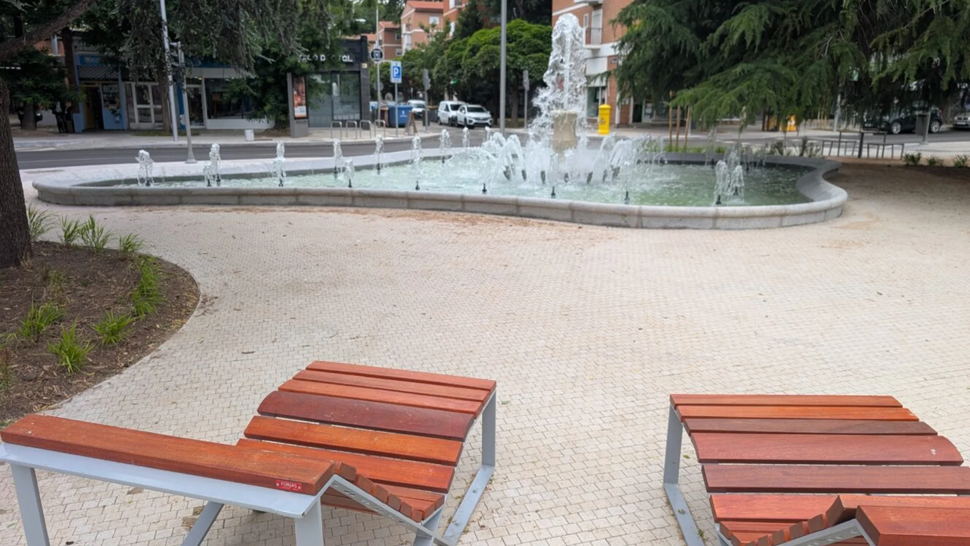 El peatón, protagonista de la plaza de San Pol en Madrid