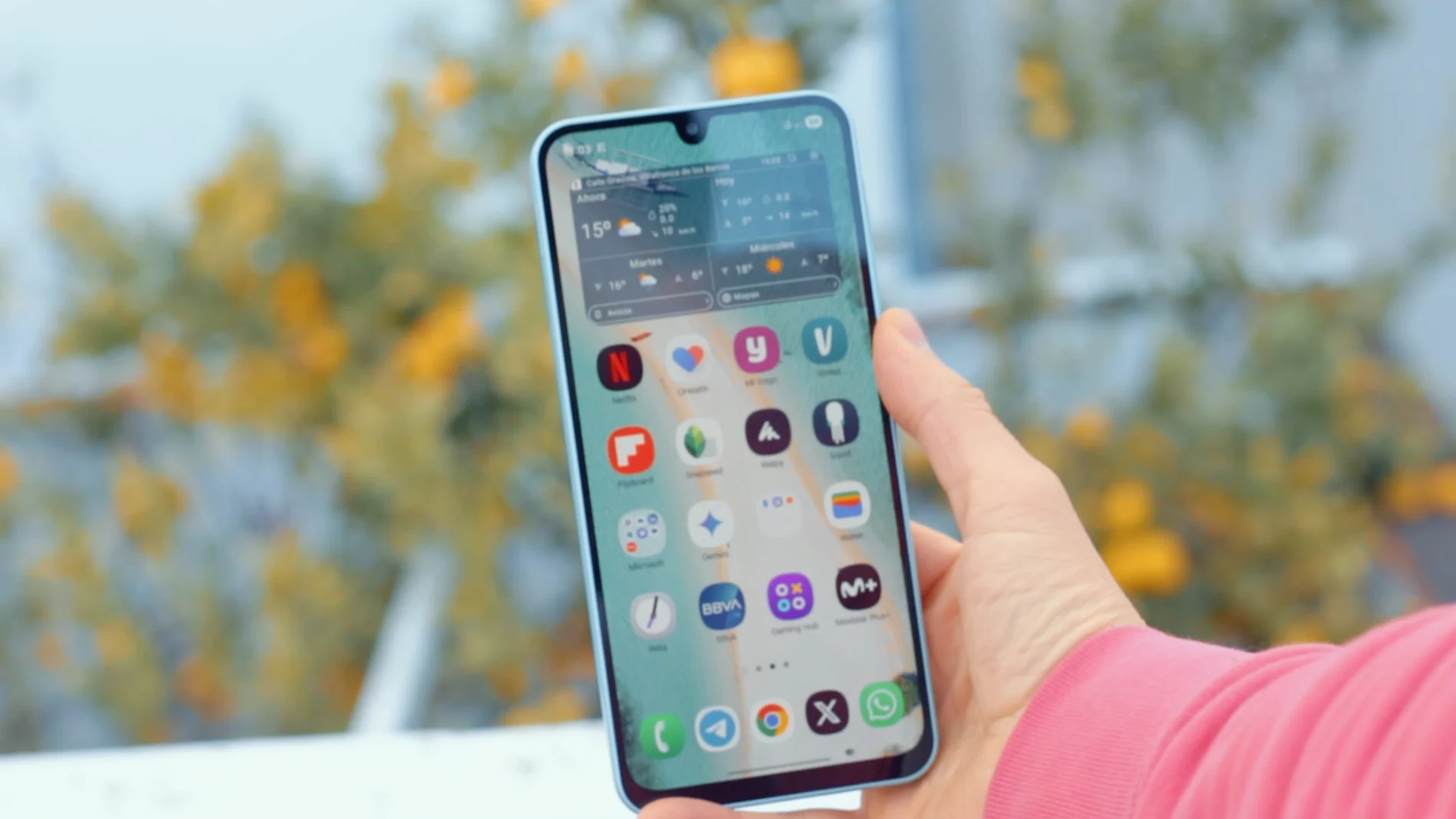 El Samsung Galaxy A26 5G tiene una pantalla de 6,7 pulgadas
