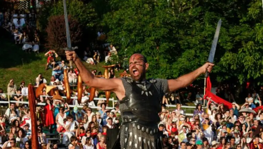 Un gladiador en Arde Lucus.