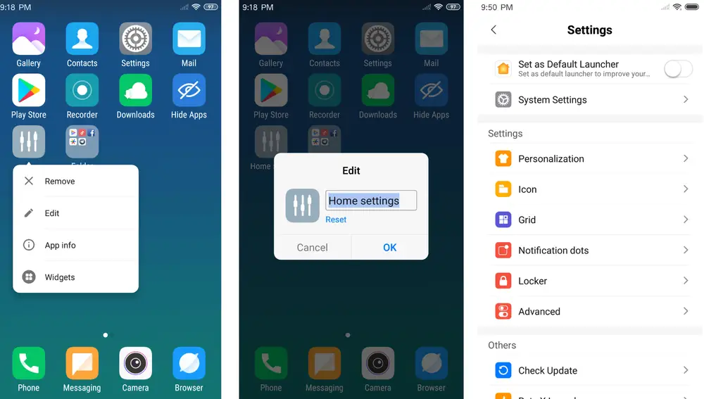 X Launcher Pro