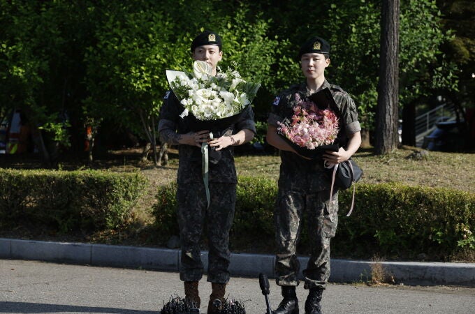 BTS members Jungkook and Jimin complete mandatory military service in Yeoncheon