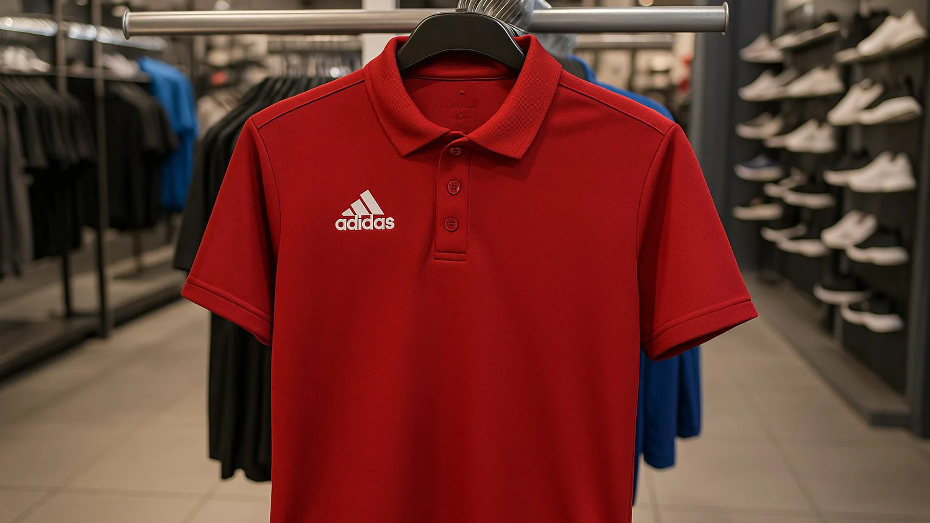 Polo Adidas rojo