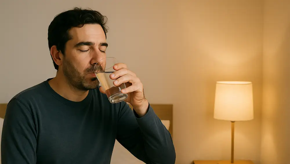 ¿Es bueno beber agua antes de dormir?