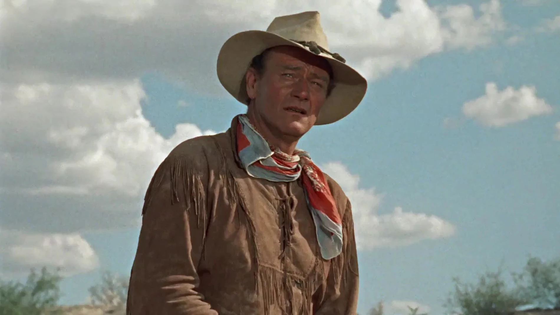 John Wayne en la película "Hondo"
