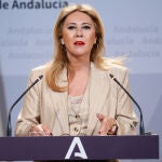 La consejera de Economía, Hacienda y Fondos Europeos y portavoz del Gobierno andaluz, Carolina España