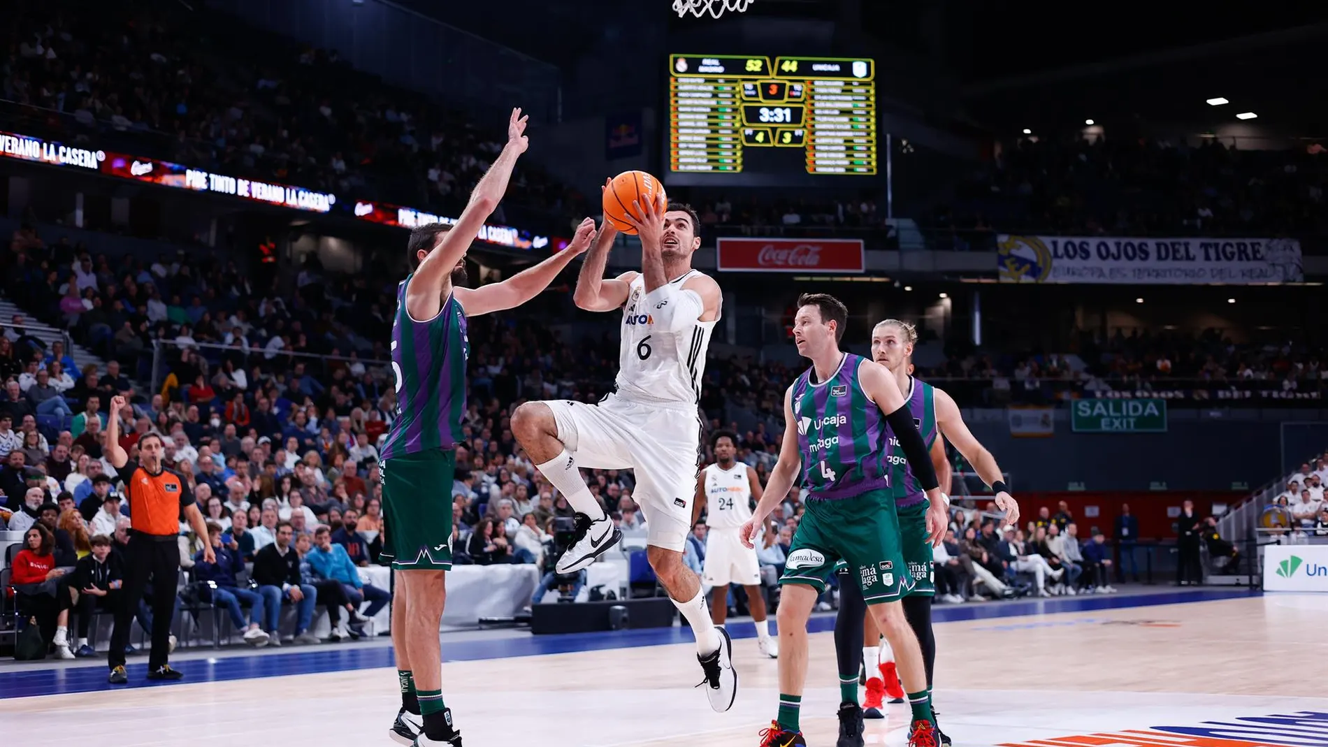 Real Madrid y Unicaja abren su semifinal en el Movistar Arena