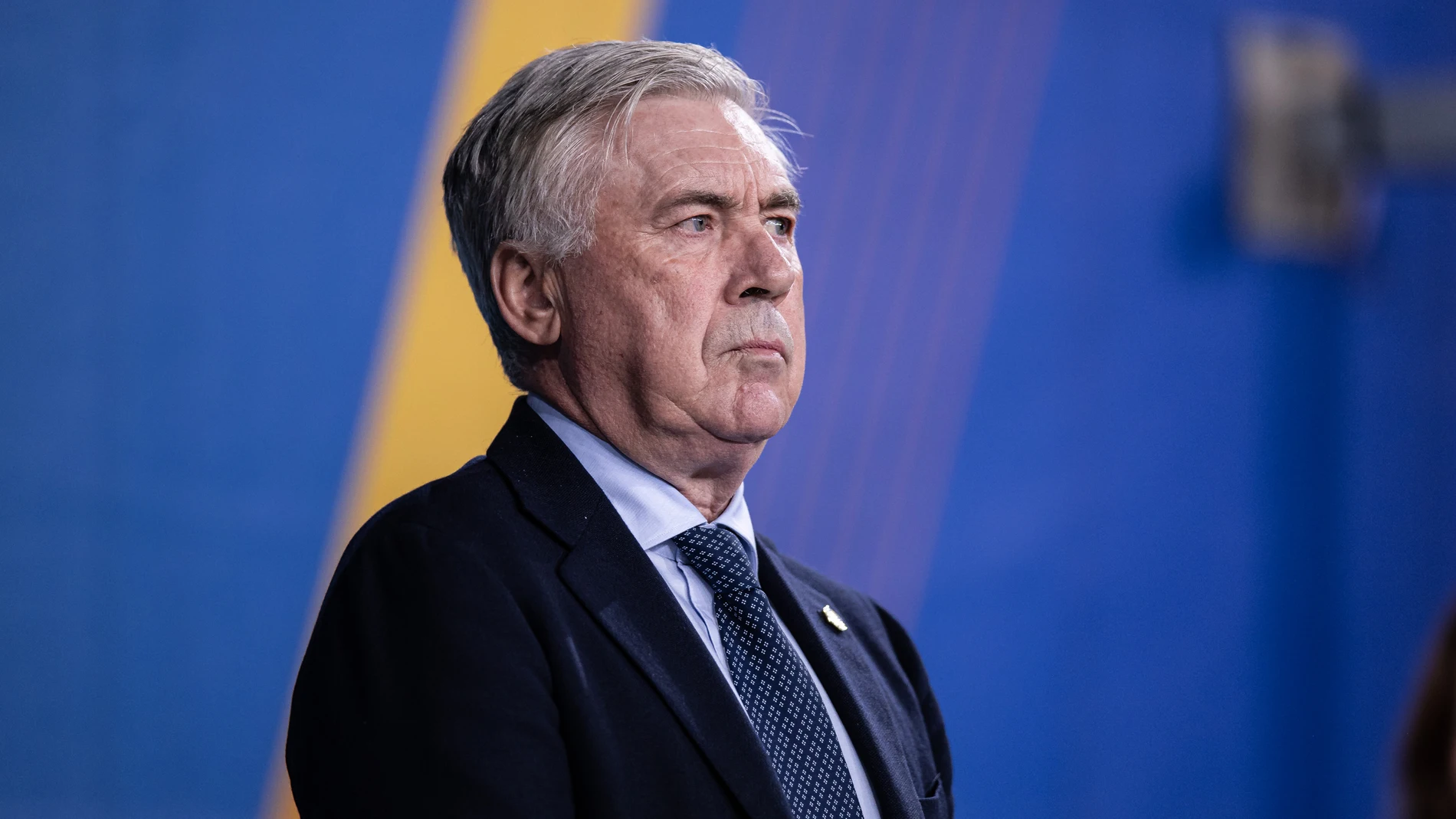 10 June 2025, Brazil, Sao Paulo: Brazil head coach Carlo Ancelotti stands on the touchline during the 2026 FIFA World Cup South American qualifiers soccer match between Brazil and Paraguay at Neo Quimica Arena. Photo: Wanderson Oliveira/PX Imagens via ZUMA Press Wire/dpa Wanderson Oliveira/PX Imagens vi / DPA 10/06/2025 ONLY FOR USE IN SPAIN